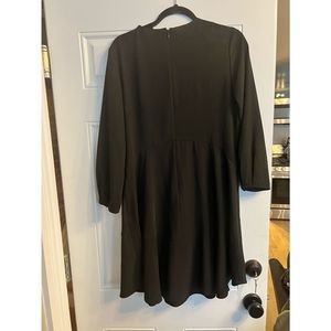 Loft black drop waist sheath